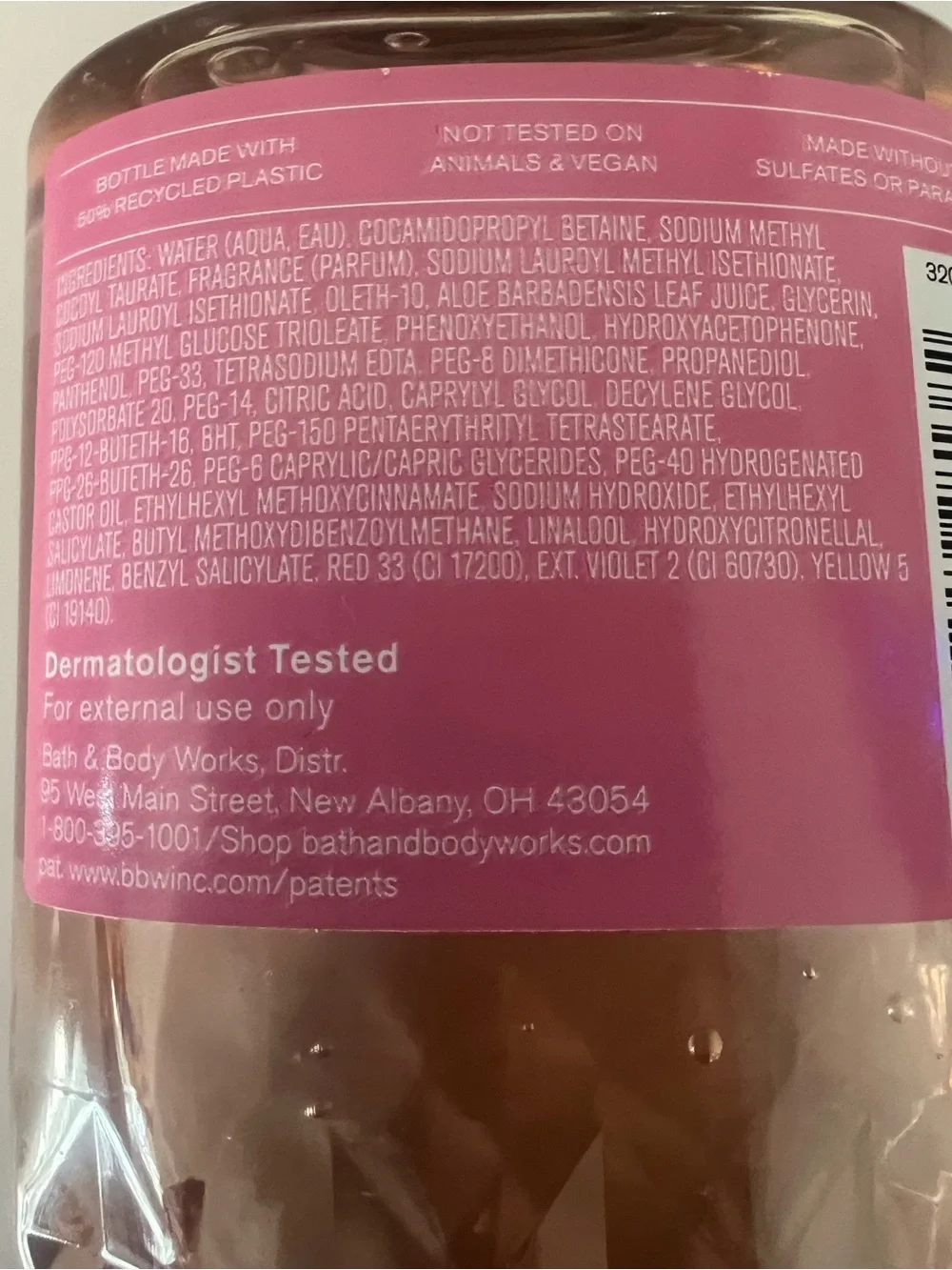 Bath & Body Works Gingham Gorgeous Pink & Rose Body Wash